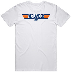 Justin Verlander #35 Top Gun Houston Baseball Player Fan T Shirt