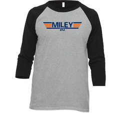 Wade Miley #20 Top Gun Houston Baseball Player Fan Raglan T Shirt