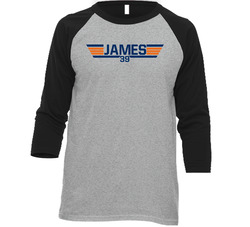 Josh James #39 Top Gun Houston Baseball Player Fan Raglan T Shirt