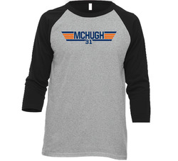 Collin Mchugh #31 Top Gun Houston Baseball Player Fan Raglan T Shirt