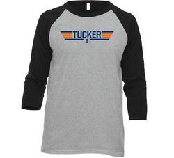 Kyle Tucker #3 Top Gun Houston Baseball Player Fan Raglan T Shirt