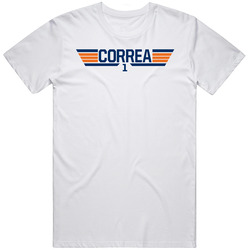Carlos Correa #1 Top Gun Houston Baseball Player Fan T Shirt