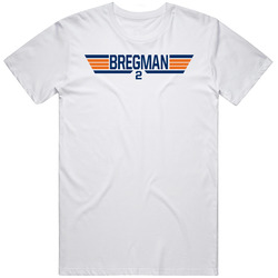 Alex Bregman #2 Top Gun Houston Baseball Player Fan T Shirt