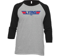 Tyler Lyons #70 Top Gun New York Y Baseball Player Fan Raglan T Shirt