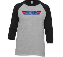 Jordan Montgomery #47 Top Gun New York Y Baseball Player Fan Raglan T 