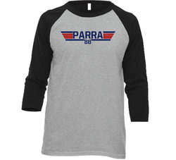 Gerardo Parra #88 Top Gun Washington Baseball Player Fan Raglan T Shir