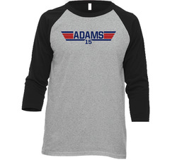 Matt Adams #15 Top Gun Washington Baseball Player Fan Raglan T Shirt