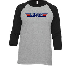 Brian Dozier #9 Top Gun Washington Baseball Player Fan Raglan T Shirt