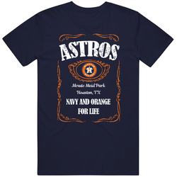 Houston Baseball Whiskey Label Parody Sports Team Fan T Shirt