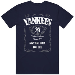 New York Y Baseball Whiskey Label Parody Sports Team Fan T Shirt