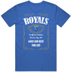 Kansas City Baseball Whiskey Label Parody Sports Team Fan T Shirt