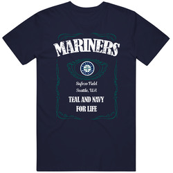 Seattle Baseball Whiskey Label Parody Sports Team Fan T Shirt