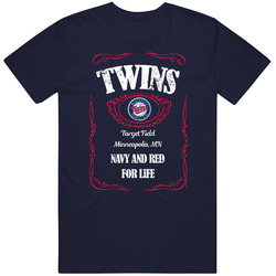 Minnesota Baseball Whiskey Label Parody Sports Team Fan T Shirt