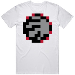 Toronto Basketball Team Pixelated 8 Bit Logo Fan T Shirt