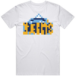 Denver Basketball Team Pixelated 8 Bit Logo Fan T Shirt