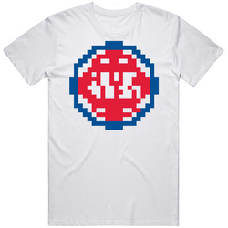 Detroit Basketball Team Pixelated 8 Bit Logo Fan T Shirt