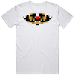 New Orleans Basketball Team Pixelated 8 Bit Logo Fan T Shirt