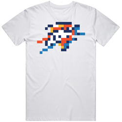 Oklahoma City Basketball Team Pixelated 8 Bit Logo Fan T Shirt