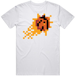 Phoenix Basketball Team Pixelated 8 Bit Logo Fan T Shirt