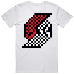 Portland Basketball Team Pixelated 8 Bit Logo Fan T Shirt