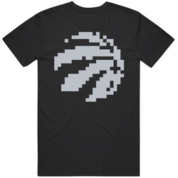 Toronto Raps Basketball Team Pixelated 8 Bit Logo Fan T Shirt