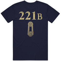 221b Baker Street Sherlock Holmes Door Geek Nerd Fan T Shirt
