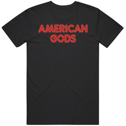 American Gods Starz Tv Series Title  Fan T Shirt