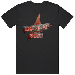 American Gods Diner Sign Starz Tv Series Fan Logo  Title T Shirt