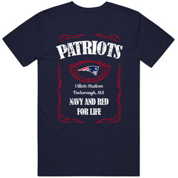 New England Football Whiskey Label Parody Sports Team Fan T Shirt