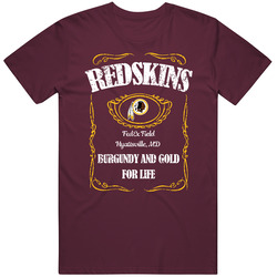 Washington Football Whiskey Label Parody Sports Team Fan T Shirt