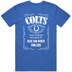 Indianapolis Football Whiskey Label Parody Sports Team Fan T Shirt