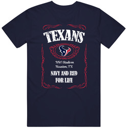 Houston Football Whiskey Label Parody Sports Team Fan T Shirt