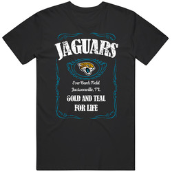 Jacksonville Football Whiskey Label Parody Sports Team Fan T Shirt