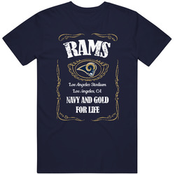 Los Angeles R Football Whiskey Label Parody Sports Team Fan T Shirt