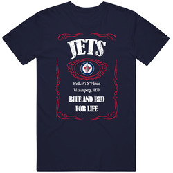 Winnipeg Hockey Whiskey Label Parody Sports Team Fan T Shirt
