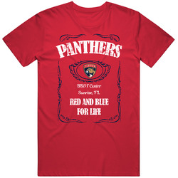Florida Hockey Whiskey Label Parody Sports Team Fan T Shirt