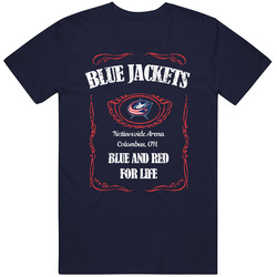 Colombus Hockey Whiskey Label Parody Sports Team Fan T Shirt