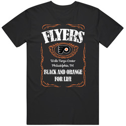 Philadelphia Hockey Whiskey Label Parody Sports Team Fan T Shirt