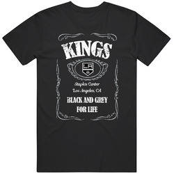 Los Angeles Hockey Whiskey Label Parody Sports Team Fan T Shirt