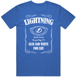 Tampa Bay Hockey Whiskey Label Parody Sports Team Fan T Shirt