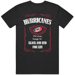 Carolina Hockey Whiskey Label Parody Sports Team Fan T Shirt