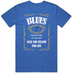 St Louis Hockey Whiskey Label Parody Sports Team Fan T Shirt