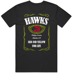 Atlanta Basketball Whiskey Label Parody Sports Team Fan T Shirt