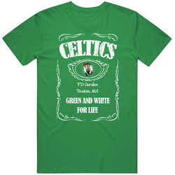 Boston Basketball Whiskey Label Parody Sports Team Fan T Shirt
