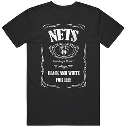 Brooklyn Basketball Whiskey Label Parody Sports Team Fan T Shirt