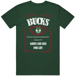 Milwaukee Basketball Whiskey Label Parody Sports Team Fan T Shirt