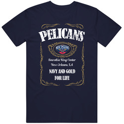 New Orleans Basketball Whiskey Label Parody Sports Team Fan T Shirt