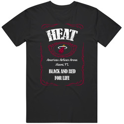 Miami Basketball Whiskey Label Parody Sports Team Fan T Shirt