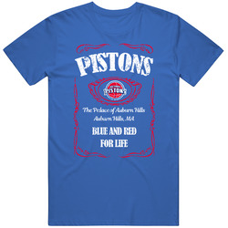 Detroit Basketball Whiskey Label Parody Sports Team Fan T Shirt