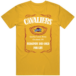 Cleveland Basketball Whiskey Label Parody Sports Team Fan T Shirt